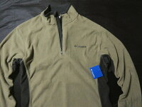 本物正規◆コロンビア◆ハーフジップ フリース PINERIDGE■カーキグリーン■新品 アメリカ限定/XM6279-329/COLUMBIA/メンズ