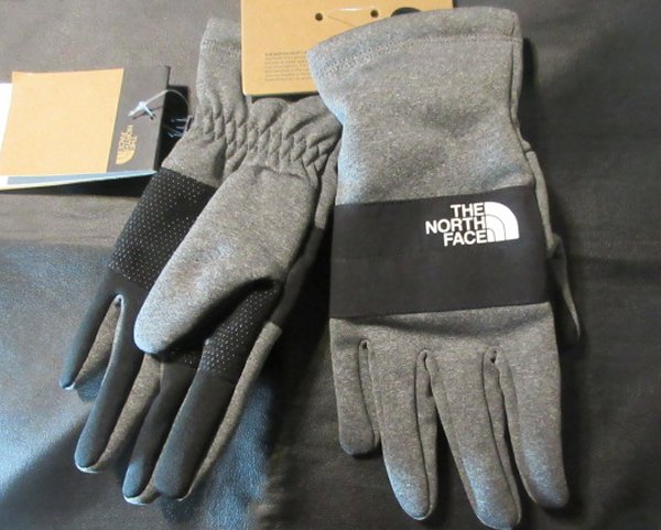 ʪΡե   졼/ ⥷ ե꡼SIERRA ETIP GLOVE /ޥб/ The North Face  GREY