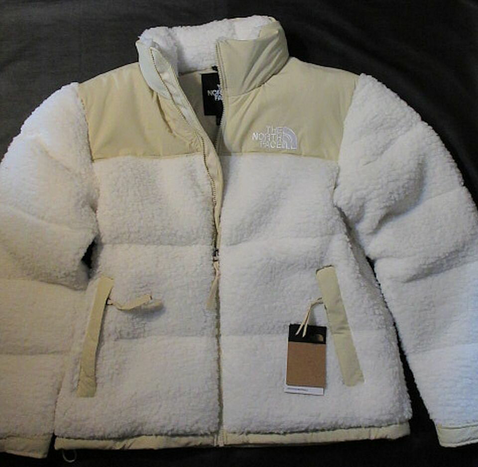 本物正規 ノースフェイス ダウン ジャケット SHERPA NUPTSE 600FILL ■白 / カーキ■新品■GRDNIA WHITE/GRAVEL アメリカ限定 メンズ The North Face 4U0