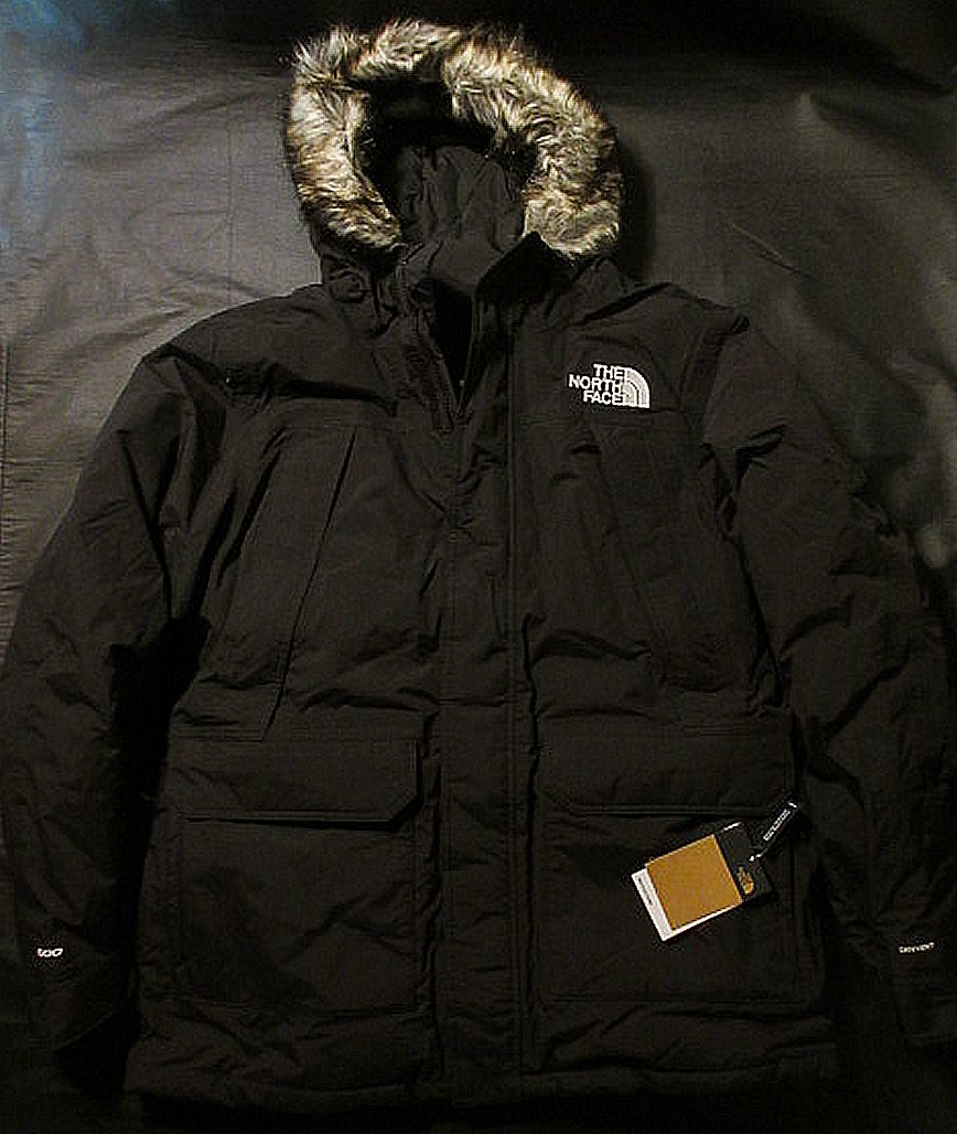 本物正規◆ノースフェイス◆ダウンジャケット MCMURDO PARKA 600FILL 黒■新品/アメリカ限定/ THE NORTH FACE　BLACK