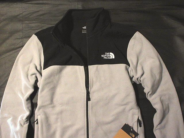 本物正規◆ノースフェイス◆フリース ジャケットGLACIER■グレー / 黒■新品 アメリカ限定/GVV/The North Face/メンズ