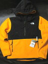 本物正規◆ノースフェイス◆高機能フリース ジャケット/パーカー POLARTEC DENALI ANORAK■オレンジ/黒■CONE/新品/アメリカ限定/ TH...
