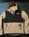 本物正規◆ノースフェイス◆高機能フリース ジャケット/パーカー POLARTEC DENALI ANORAK■ベージュ/黒■新品/アメリカ限定/ THE NOR...