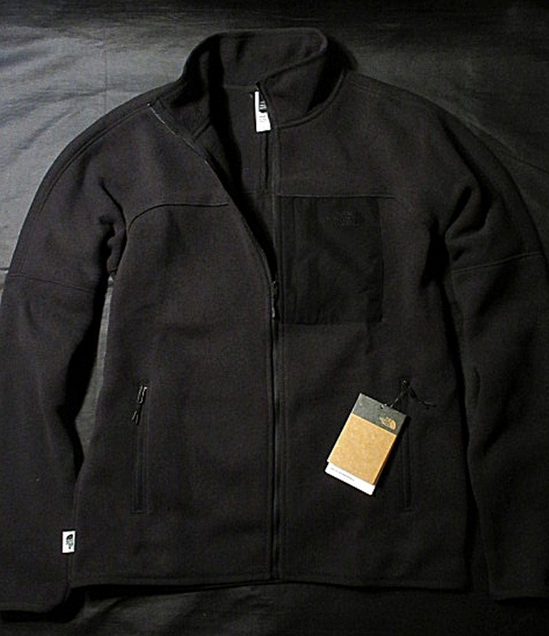 本物正規◆ノースフェイス◆ニット フリース ジャケット FRONT RANGE JKT■黒 /BLACK HTHR■新品/アメリカ限定■KS7 SWEATER The North Face メンズ