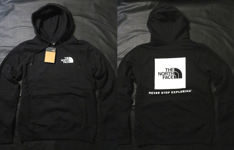 商品説明 ノースフェイス スウェットパーカー/メンズ /アメリカ限定モデル 肌触りの良いスウェット地のフードパーカーです。 裏地起毛で抜群な温かみと着心地の良い プルオーバーパーカーです。 状態：新品 素材：綿73％ ポリエステル27％ 表記サイズ：S（日本メンズM位）肩幅：身幅：着丈：袖丈＝43：53：67：69cm 表記サイズ：M（日本メンズL位）肩幅：身幅：着丈：袖丈＝45：58：70：69cm 表記サイズ：L（日本メンズXL位）肩幅：身幅：着丈：袖丈＝49：60：71：71cm 表記サイズ：XL（日本メンズXXL位）肩幅：身幅：着丈：袖丈＝52：62：72：72cm 同一タイプの平均的数値になります。 購入先：アメリカのザ ノース フェイスFactory Store 注意事項 ※紙袋は付属しません。 複数購入品は代表して1点採寸しております。 店頭購入品の為、微細な擦れや汚れ等ある場合がございます。 また極稀に紙タグが無い場合がございます。 ブランド説明 1968年にサンフランシスコで産声を上げたTHE NORTH FACEは、当初小さなメーカーでしたが、まもなく発売したスリーピングバッグにより高い信頼を獲得するようになります。高品質なだけでなく、最低何度の気温まで快適に使用できるかという「最低温度規格表示」を明記したことが反響を呼びました。 1970年代初頭には、世界初のドーム型テントを開発します。このテントは1976年、イギリス・カナダ合同隊によるパタゴニア遠征で伝説を残しています。日本ではゴールドウィンのライセンス企画がほとんどの為US企画の本場の商品が希少性もあって人気です。