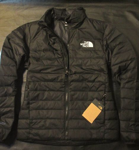 本物正規 ノースフェイス ダウンジャケット ビッグロゴ FLARE 550FILL 黒 ■新品/アメリカ限定 メンズ The North Face