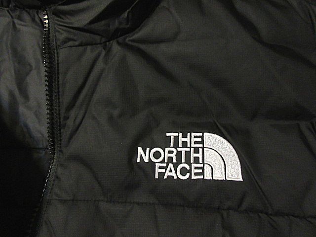 本物正規 ノースフェイス ダウンジャケット ビッグロゴ FLARE 550FILL 黒 ■新品/アメリカ限定 メンズ The North Face