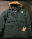 本物正規◆ノースフェイス◆ダウンジャケット MCMURDO PARKA ■PONDEROSA GREEN /緑■新品/アメリカ限定/600FILL THE NORTH FACE D7V