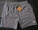 本物正規◆ノースフェイス スウェット ショーツ SIMPLE LOGO FLCE■グレー■新品■アメリカ限定/DYY/裏地短毛フリース The North Face