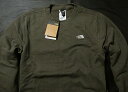 本物正規◆ノースフェイス◆トレーナー クルー スウェット LOGO PULLOVER ロゴ刺繍■カーキグリーン NEW TAUPE GREEN■新品 アメリカ限定/裏地起毛/21L/The North Face