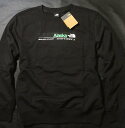 本物正規◆ノースフェイス◆トレーナー クルー スウェット CITY CREW ALASKA■黒 /アラスカ■新品 アメリカ限定/裏地起毛/H13/The North Face