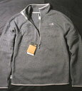 本物正規◆ノースフェイス◆厚手 ニット ハーフジップ フリース FRONT RANGE 1/2■杢 グレー /MEDIUM GREY■新品/アメリカ限定■DYY...
