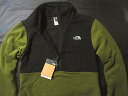 本物正規◆ノースフェイス◆ハーフジップ フリース GLACIER 1/2ZIP■FOREST OLIVE/黒■新品 アメリカ限定/RMO/The North Face/メンズ
