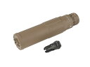 Airsoft Artisan CGS SCI-SIX タイプ ダミーサイレンサー & 3Prong フラッシュハイダーセット 14mm逆ネジ DE