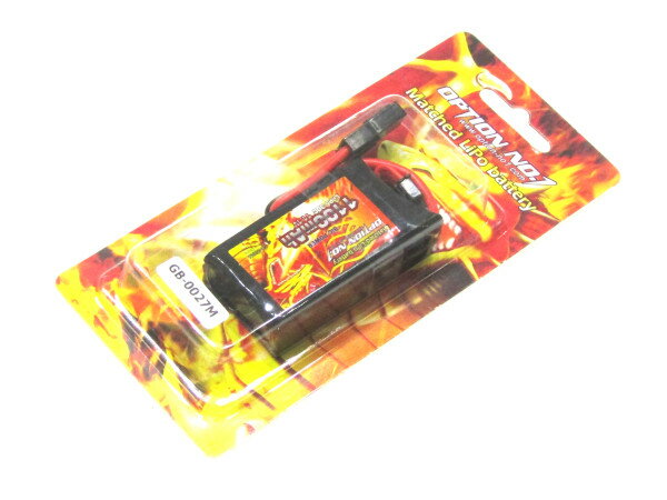 OPTION No.1: GB0027M Big Power LIPO 1100mAh 11.1V PEQインタイプ