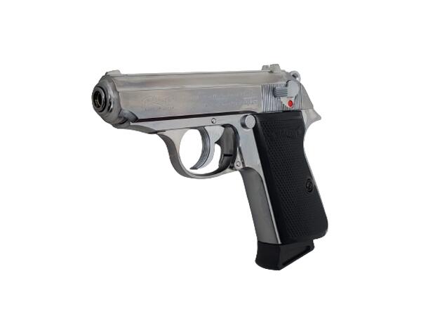 マルゼン ガスブローバックガン本体 ワルサーPPK/S SV WALTHER エアガン 18歳以上 サバゲー 銃 シルバーのサムネイル