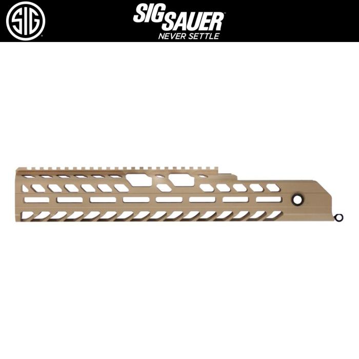 楽天エアガンショップ フォートレスSIG SAUER HANDGUARD SIG MCX ALUMINUM LOW PROFILE DMR-16 IN MLOK ハンドガード【フラットダークアース】