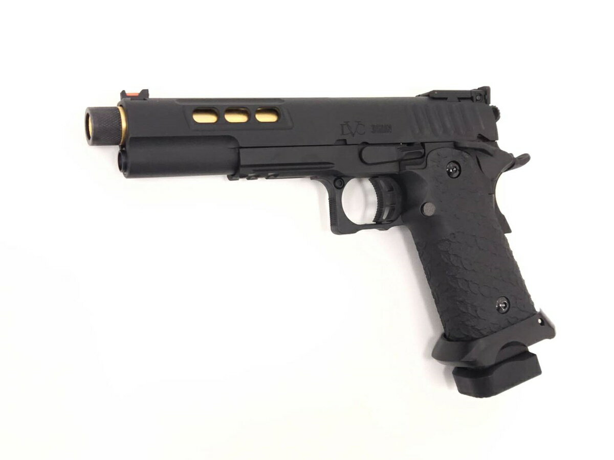 AW CUSTOM ガスブローバックハンドガン本体 EMG/STI DVC 3-GUN 2011 Pistol Customモデル エアガン 18歳以上 サバゲー 銃 (stdv0230)