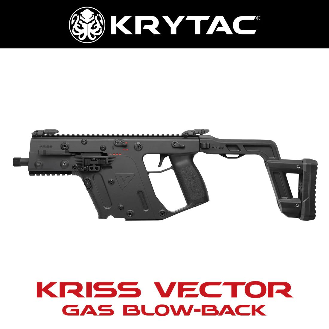 KRYTAC 海外製ガスブローバックガン本体 KRISS VECTOR クリスベクター クライタック エアガン 18歳以上 サバゲー 銃 GBB