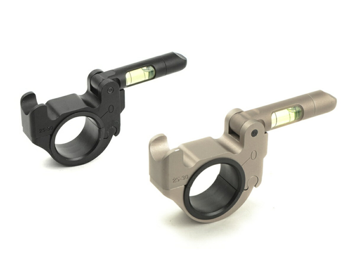 SOTAC SPY-011 スイングアウト 水平器付き スコープ マウントリング 1インチ 30mm チューブ 対応 BK DE..