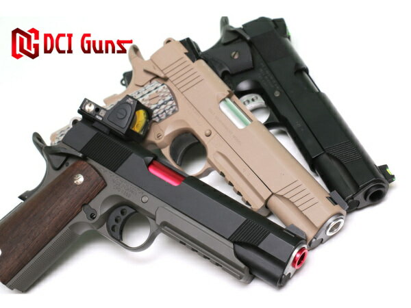 DCI Guns メタルアウターバレル マルイ M45A1/1911/MEU用 ハンドガン カスタムパーツ シリーズ70 ウォーリアシリーズ ブラック シルバー レッド
