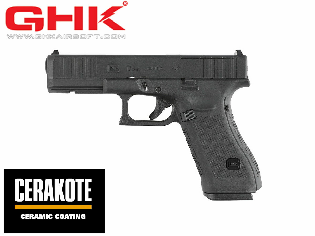 新製品予約 6月中旬頃 GHK/UAMREX:ガスブローバックガン本体 G17 Gen5 MOS セラコート (OfficialLicense/JP Ver.) GLOCK17 グロック17