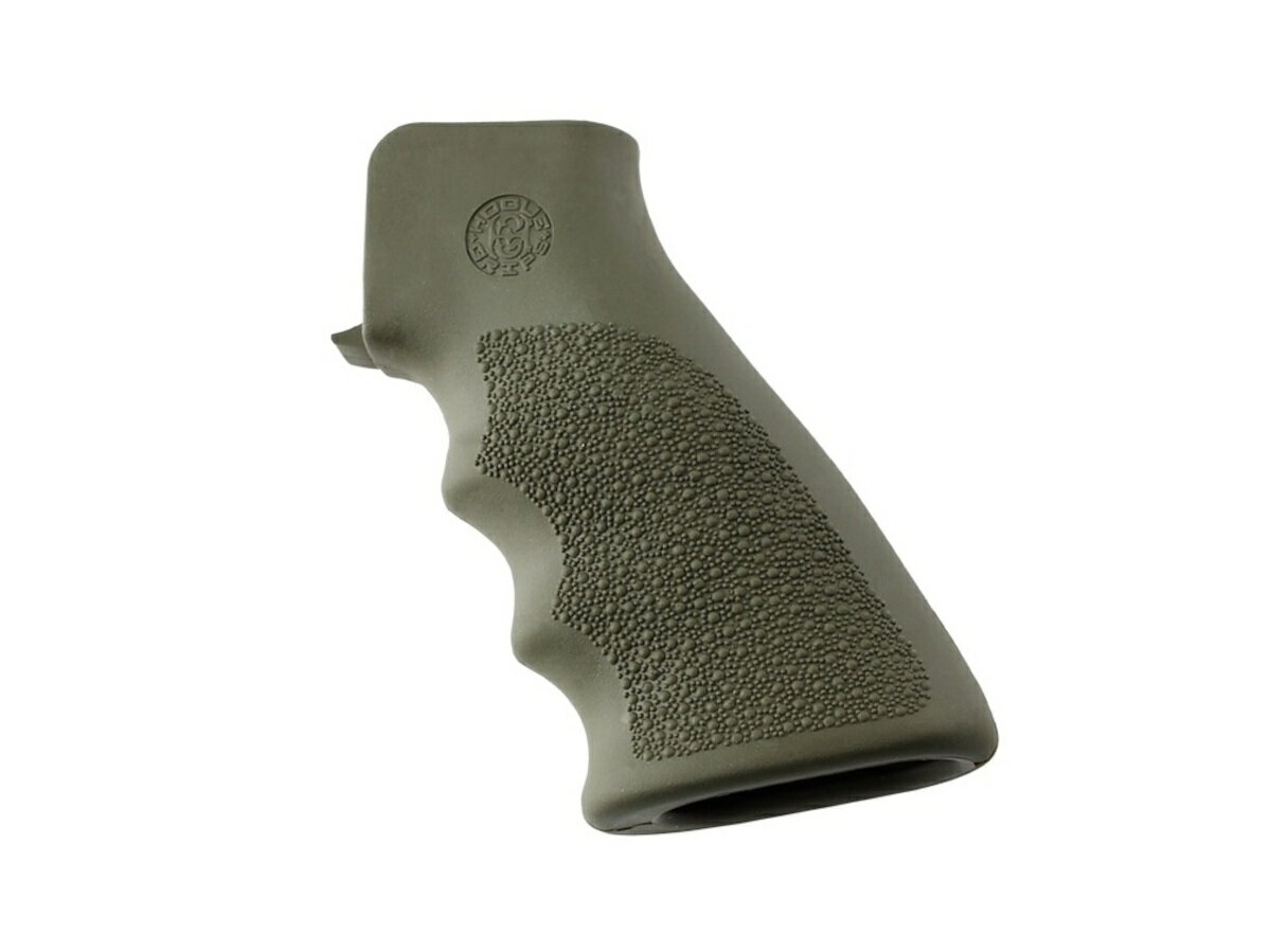HOGUE 実物 #15001 AR15 フィンガー有 ラバーグリップ OD　18歳以上 サバゲー 銃 ホーグ M4 カスタム