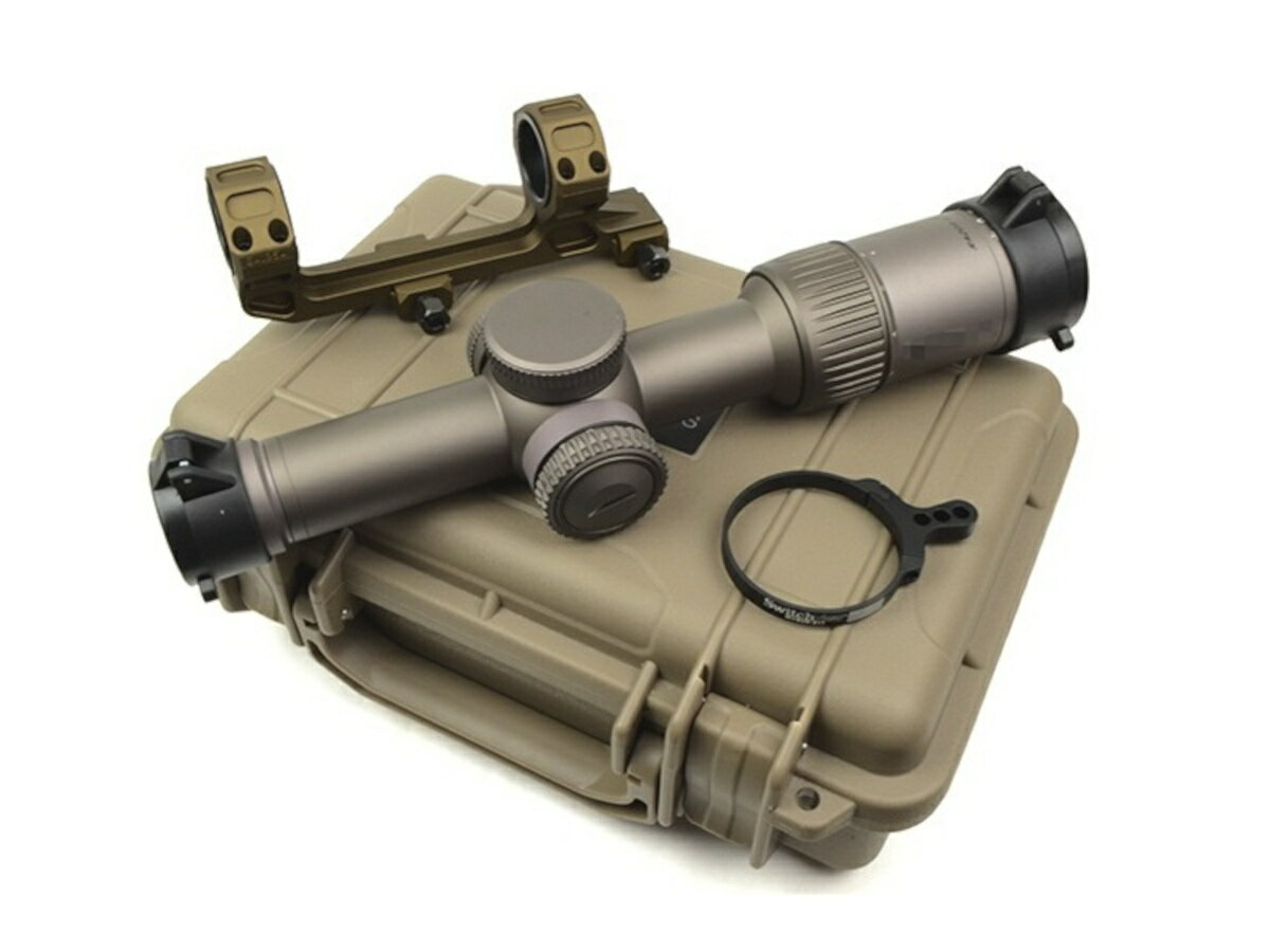 ARROW OPTICS 1-6x24 RAZOR HD GenII-Eタイプ スコープ/マウントセット 4倍率Ver DE ハードケース付き 18歳以上 サバゲー 銃