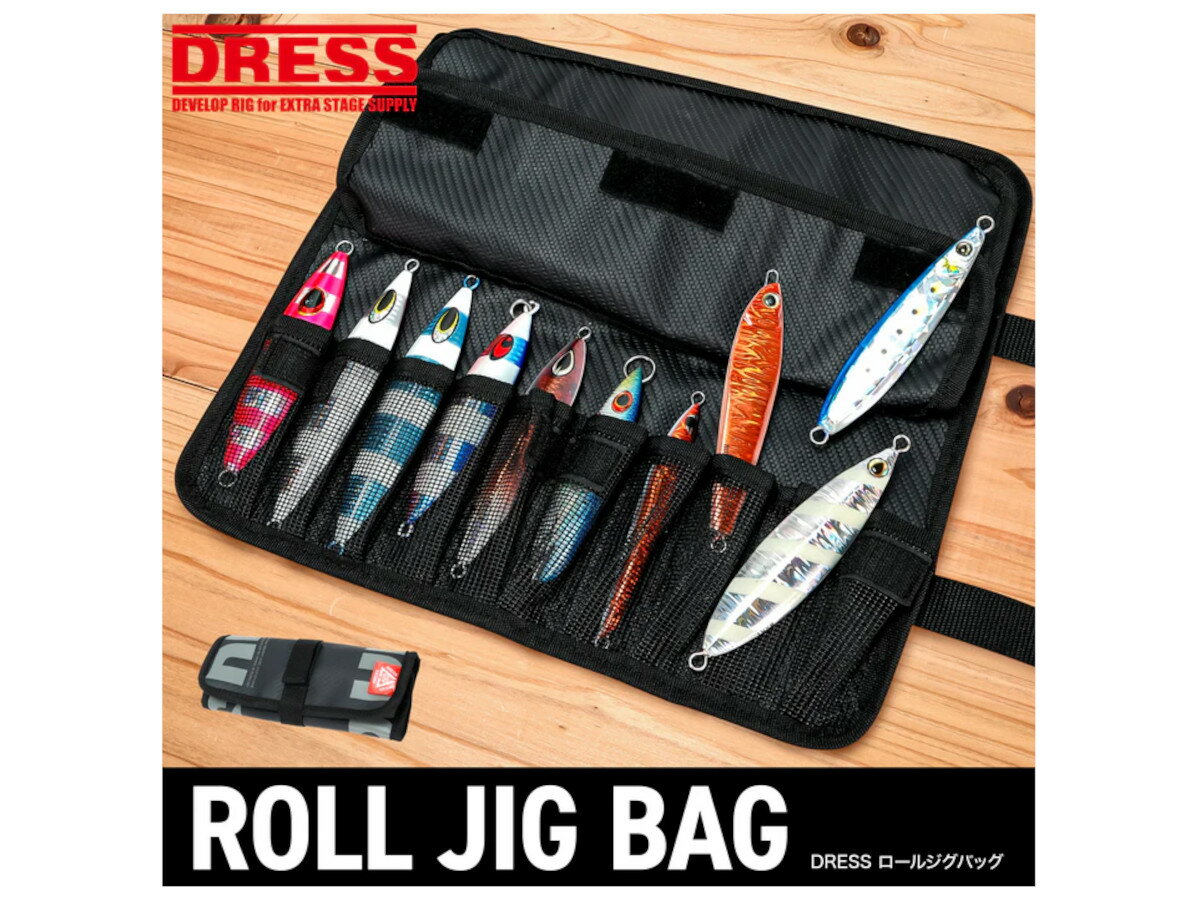DRESS ロールジグバッグ　キャンプ 釣り アウトドア