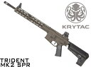 【本体セール実施中】KRYTAC 電動ガン本体 Keymod Trident Mk2 SPR FDE