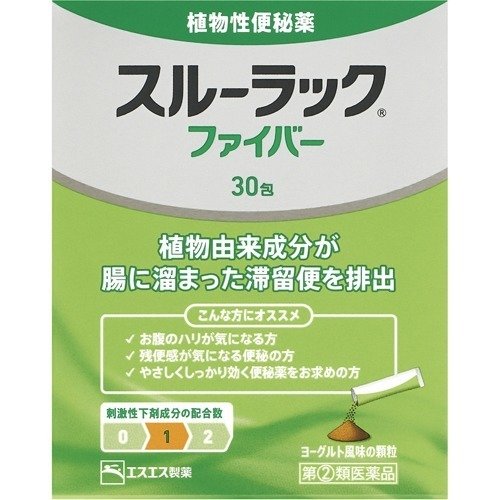 【第(2)類医薬品】スルーラック ファイバー 30包 [【3個セット(送料込)】※他の商品と同時購入は不可]