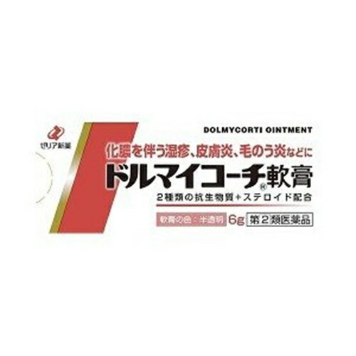 【第(2)類医薬品】ドルマイコーチ軟膏 6g [5個セット・【メール便(送料込)】※代引・日時・時間・同梱は不可]