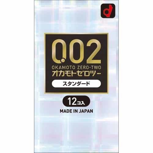 オカモト 薄さ均一 002EX ナチュラル 12個入り(コンドーム)