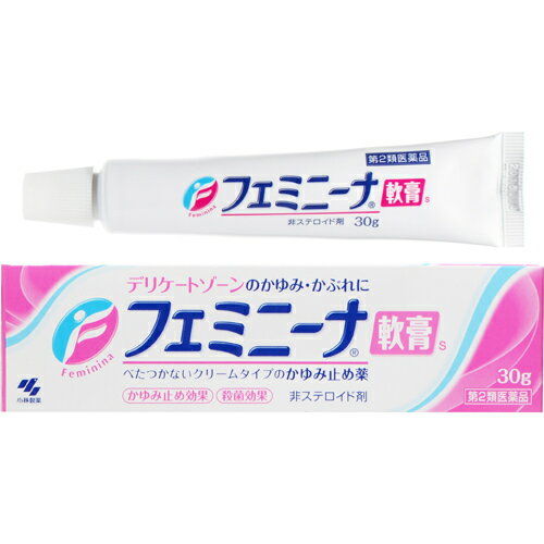 【第2類医薬品】フェミニーナ軟膏S 30g [【メール便(送料込)】※代引・日時・時間・同梱は不可]