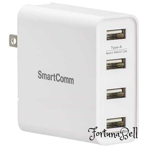 OHM オーム電機 SmartCommUSBチャージャー 4ポート MAV-AU436N