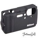 Nikon シリコンジャケット CF-CP3 BK ブラック(Nikon デジタルカメラ COOLPIX W300用)