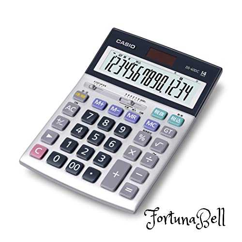 カシオ 本格実務電卓 14桁 日数&時間計算 グリーン購入法適合 デスクタイプ DS-40DC