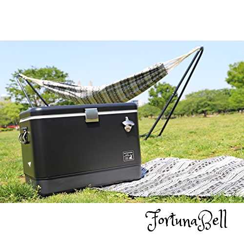 キャプテンスタッグ(CAPTAIN STAG) クーラーボックス スチールフォームクーラー 容量25L/51L 水抜き栓付き CSブラックラベル UE-75 / UE-81 - 2