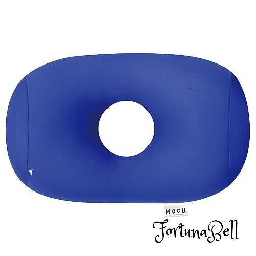 MOGU(モグ) ビーズクッション 携帯 枕 ロイヤルブルー 青 ポータブル・ホールピロー (全長約30*)