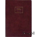 色:エンジ(1頁2日記入) 高橋 手帳 2025年 A5 業務日誌 エンジ No.55 (2025年 1月始まり)(3)