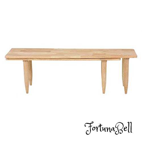 不二貿易 ローテーブル 幅122cm ナチュラル 天然木 ツイン スライド可能 Natural Signature 37002 [2]