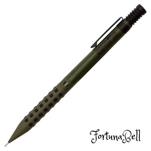 紀寺商事 ぺんてる スマッシュ シャープペンシル 0.5mm ミリタリーグリーン Q1005-MDKS