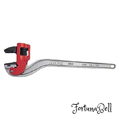 サイズ：15A~40A用 MCC コーナーレンチ アルミ白・エンビ被覆管用DA 350 CWVDA350