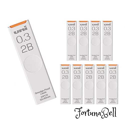 サイズ：10個 三菱鉛筆 シャープペン芯 uni ユニ 0.3 2B 10個 ハコULS03252B