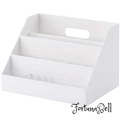 色：04)オールホワイト【不透明】 サイズ：01)スリム【A4タテ】 ライクイット (like-it) 収納ケース オーガナイザー スリム 約幅26*奥18.5*高18.2cm オールホワイト (不透明) 日本製 MX-02 卓上収納 ペ