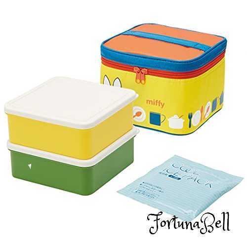 スケーター (skater) 行楽弁当箱 保冷バッグ付 保冷剤付 ミッフィー 20 日本製 2240ml KCPC2