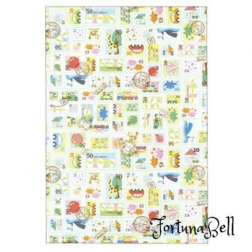 サイズ：縦335mm×幅230mm ササガワ(Sasagawa) タカ印 ギフトバッグ 平袋 50-1608 プチスタンプ A4サイズ対応 50枚(3)