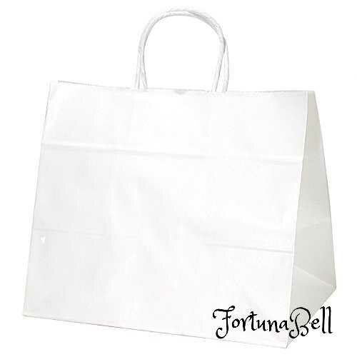 サイズ：小幅広 タカ印 ギフトバッグ 50-5000 手提げ 白無地 小 幅広 50枚