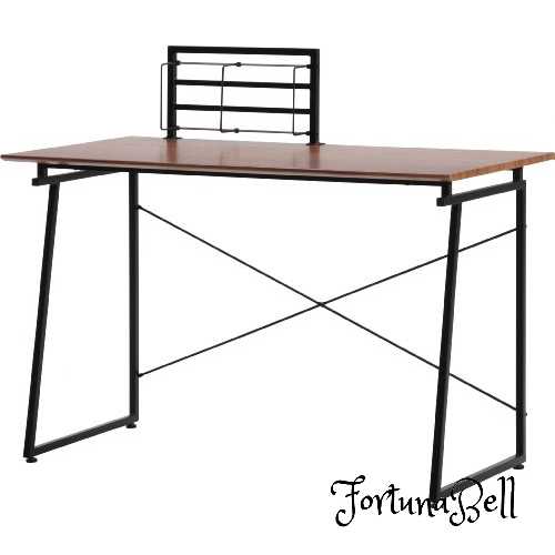 不二貿易 デスク 幅120cm ダークブラウン スマート 94897