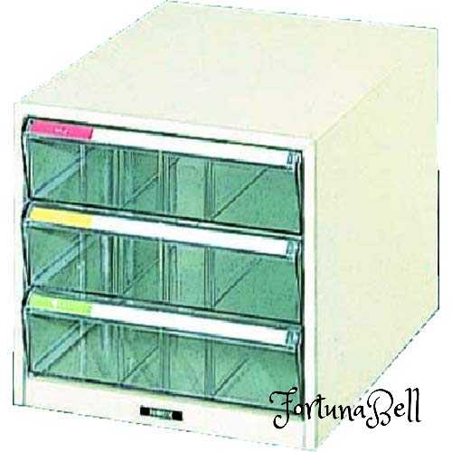 サイズ：3段 TRUSCO(トラスコ) B4型レターケース 深型3段 TB4-M3P